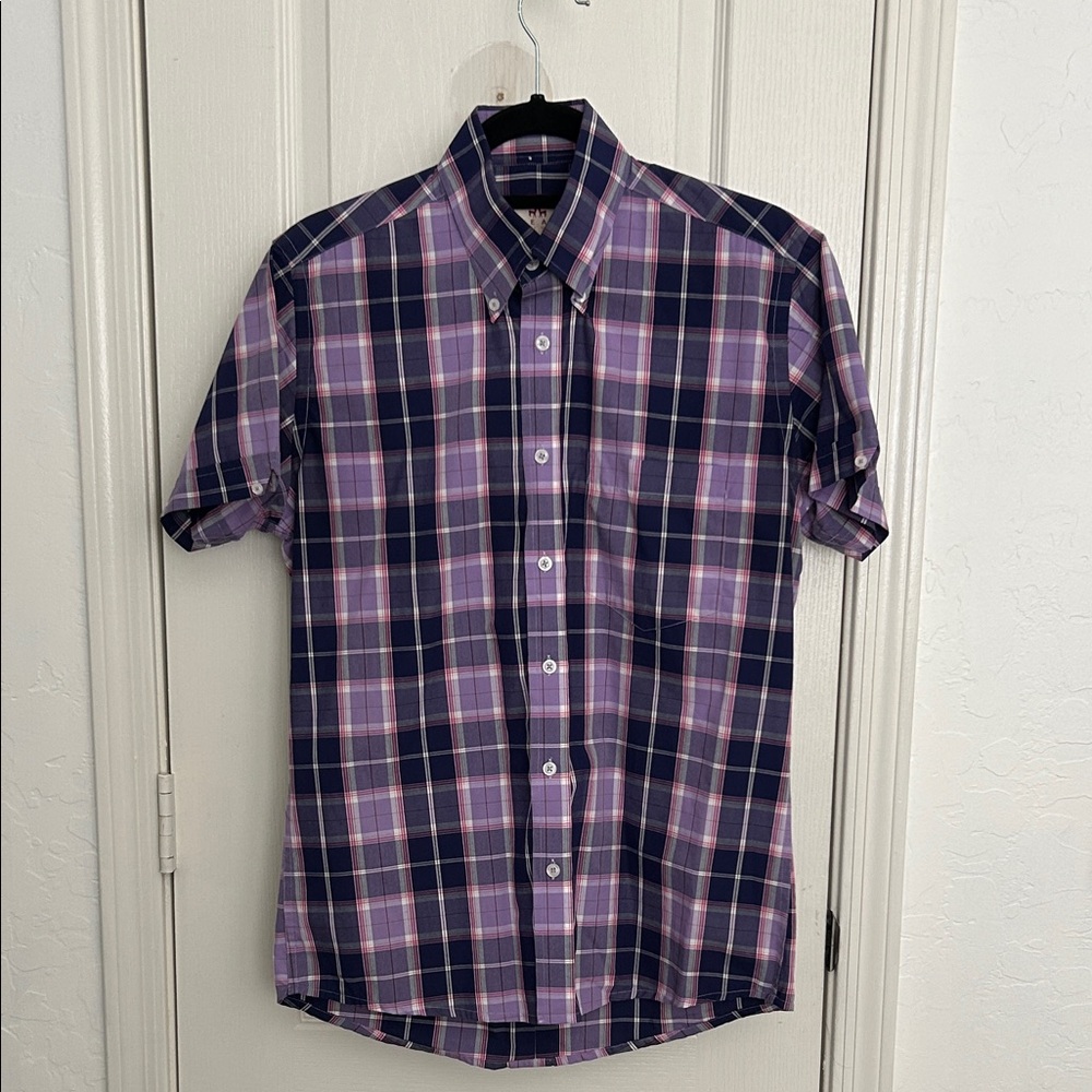 Men’s Real Hoxton short sleeve button down shirt